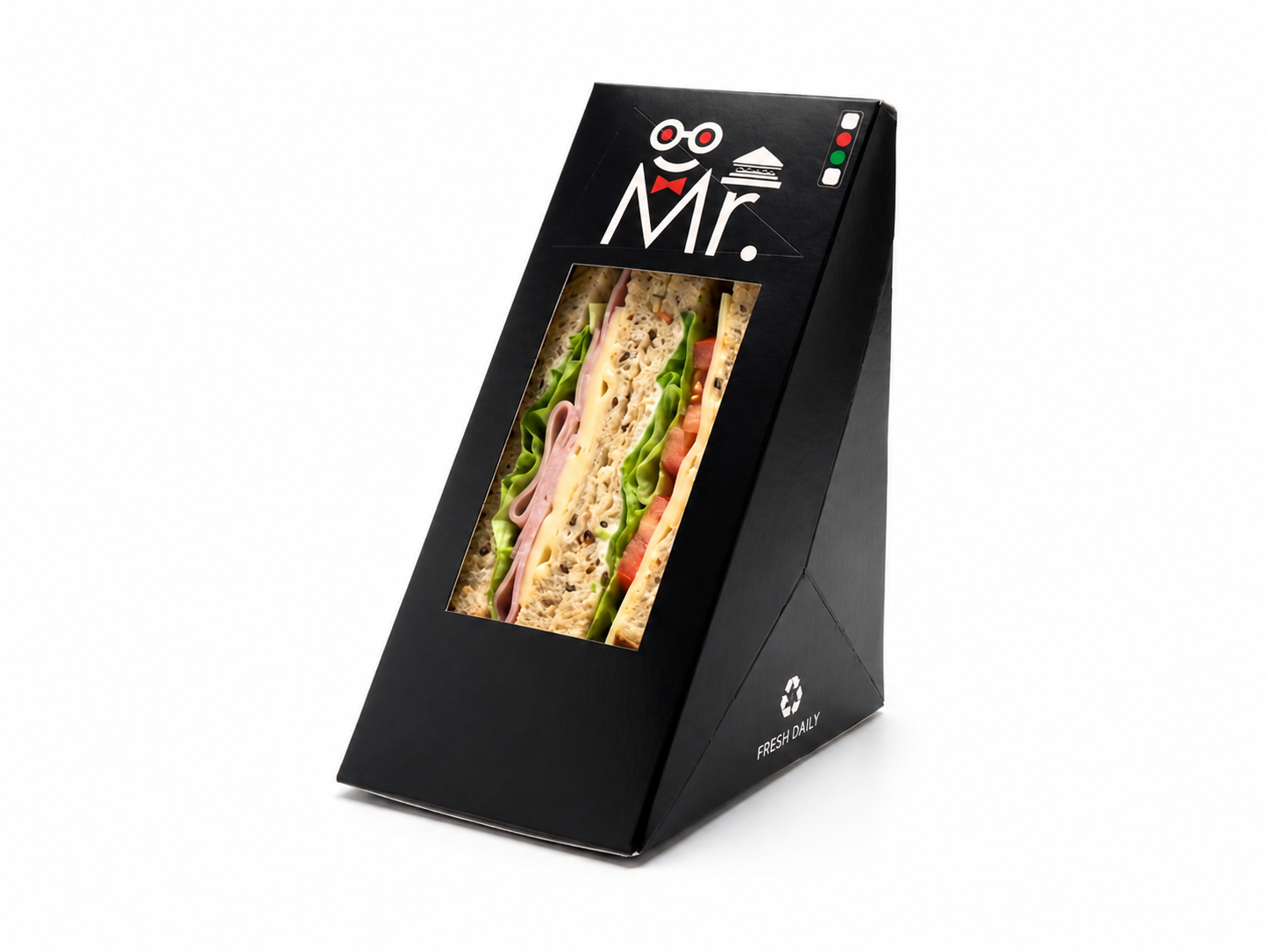 Mr. Sandwich Wedge Box