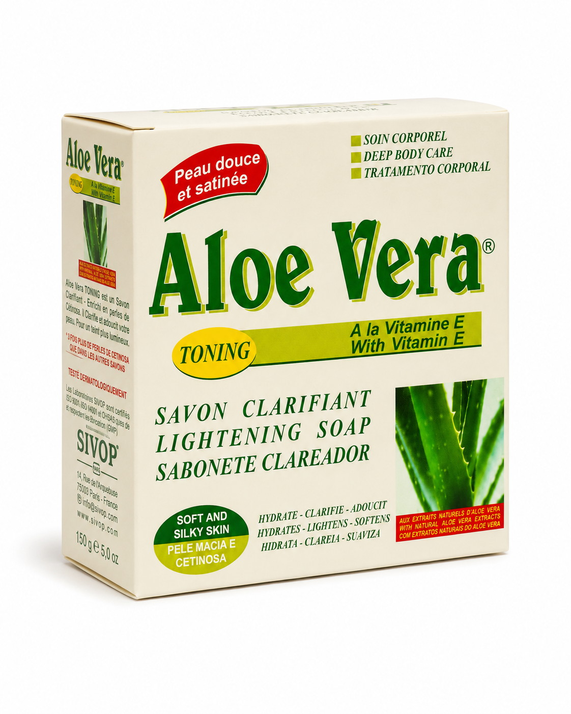 Aloe Vera Lightening Soap — front view