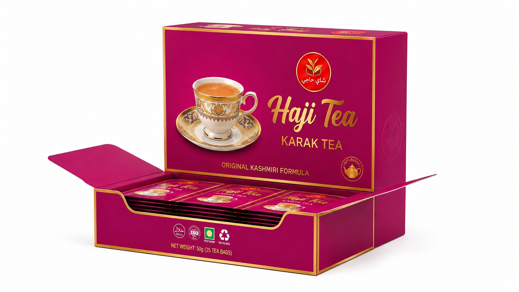 Haji Tea Gift Box — angle 2